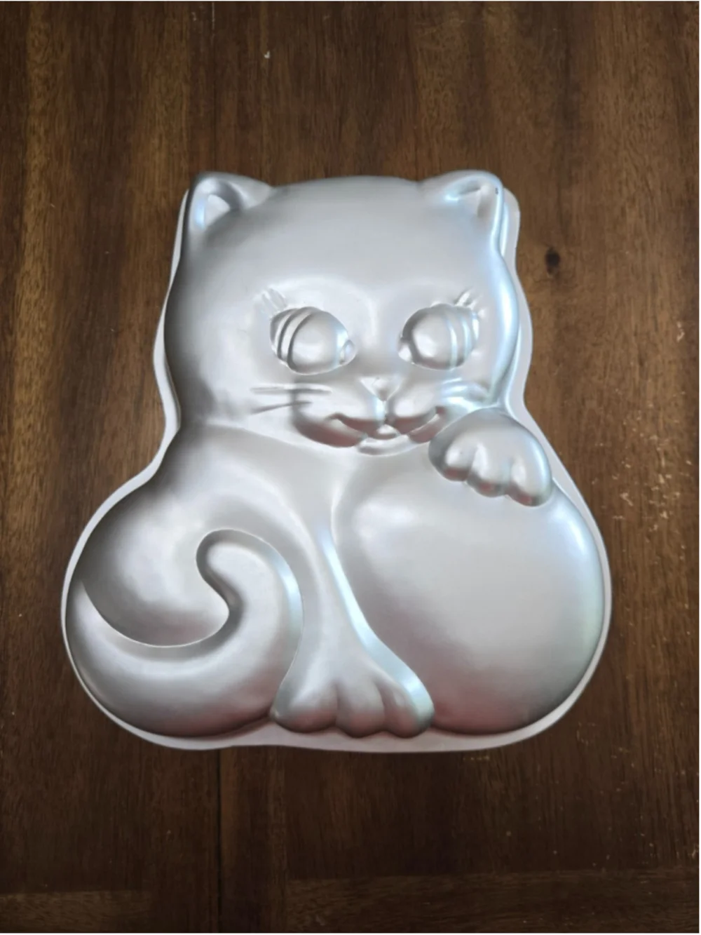 Vintage 1979 Wilton Kitten Cake Pan Mold 502-1972 Cat Heart Party Pan W/ Insert